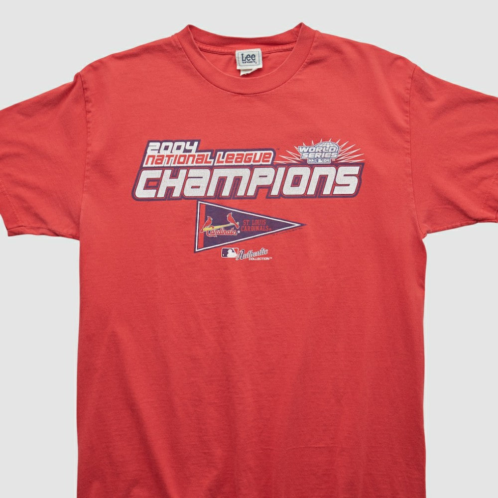 St. Louis Cardinals Lee Apparel 2004 T-shirt Red Vintage