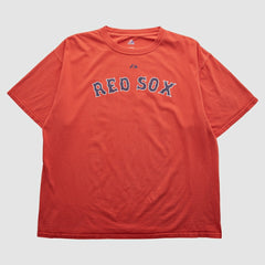 Boston Red Sox Majestic 2000s T-shirt Red Vintage