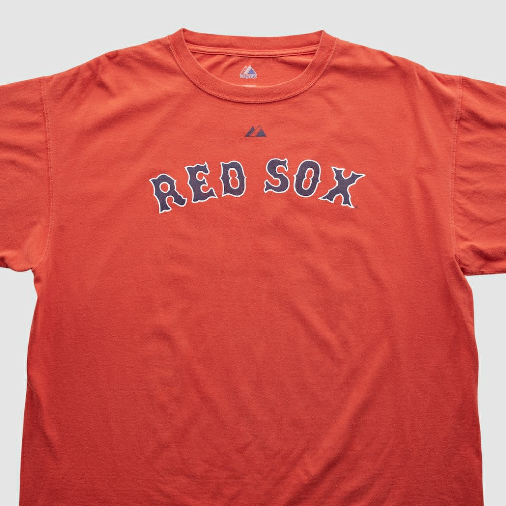 Boston Red Sox Majestic 2000s T-shirt Red Vintage