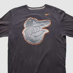 Baltimore Orioles 2010s Long Sleeve T-shirt Black Vintage | Nike