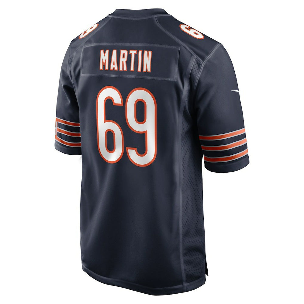 Jeremiah Martin Chicago Bears Team Game Jersey - Navy
