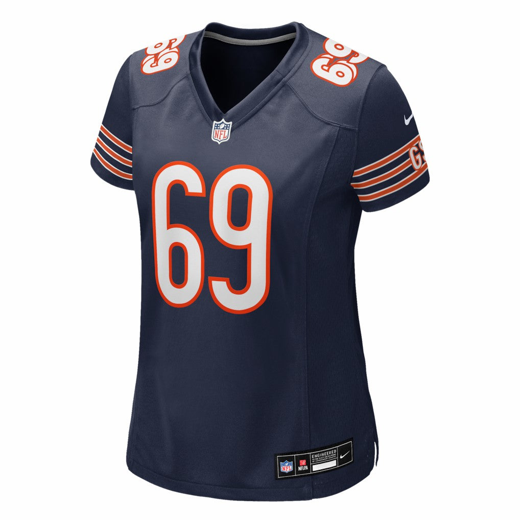 Jeremiah Martin Chicago Bears Women's Team Game Jersey - Navy