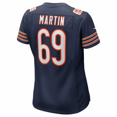 Jeremiah Martin Chicago Bears Women's Team Game Jersey - Navy