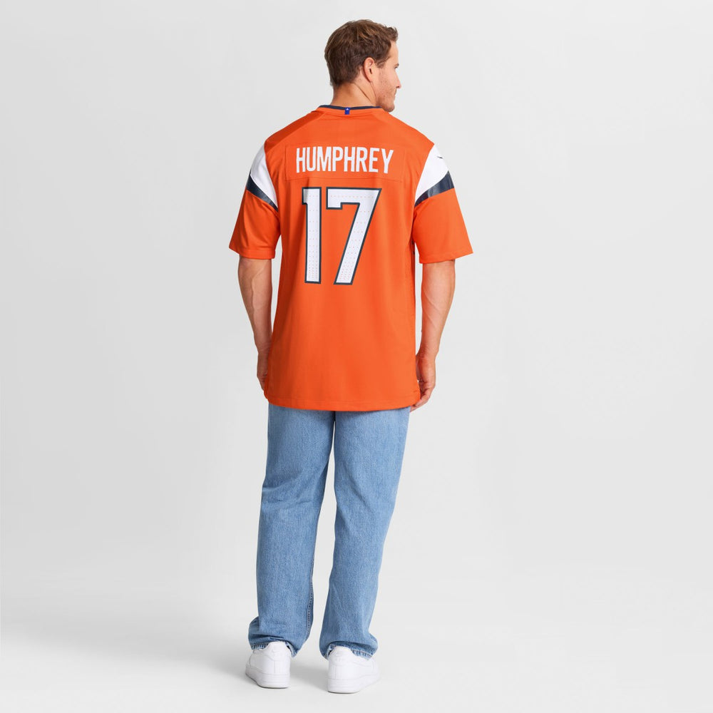 Lil'Jordan Humphrey Denver Broncos Team Game Jersey - Orange