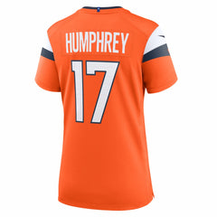 Lil'Jordan Humphrey Denver Broncos Women's Team Game Jersey - Orange