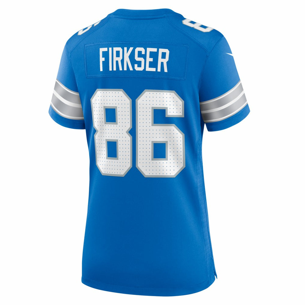 Anthony Firkser Detroit Lions Women's Team Game Jersey - Blue