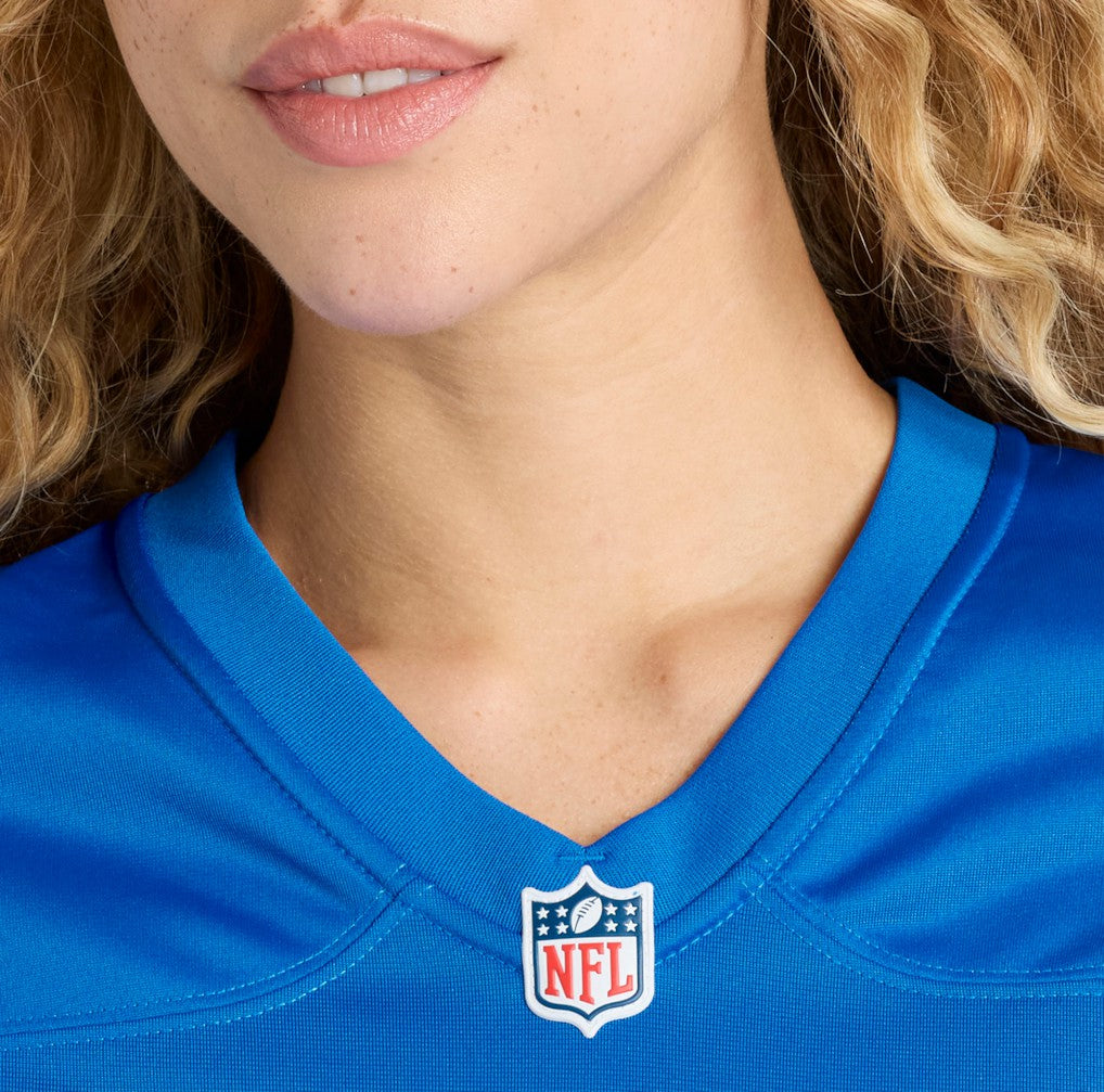 Anthony Firkser Detroit Lions Women's Team Game Jersey - Blue