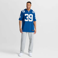 George Odum Indianapolis Colts Team Game Jersey - Royal