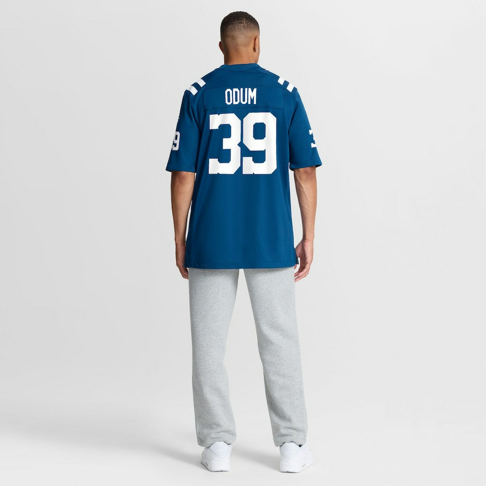 George Odum Indianapolis Colts Team Game Jersey - Royal