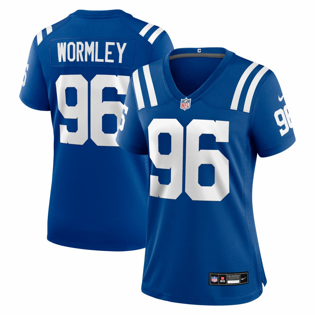 Chris Wormley Indianapolis Colts Women's Team Game Jersey - Royal