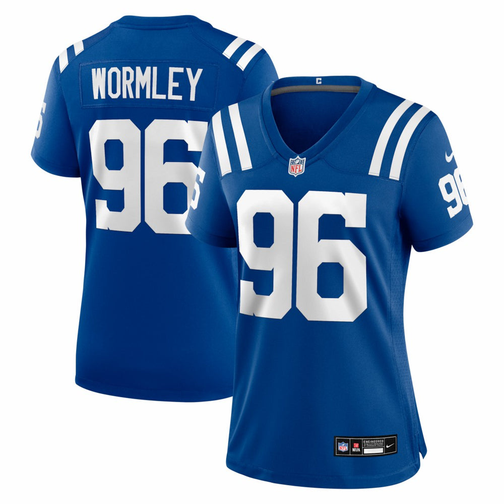 Chris Wormley Indianapolis Colts Women's Team Game Jersey - Royal