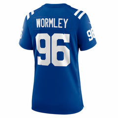 Chris Wormley Indianapolis Colts Women's Team Game Jersey - Royal