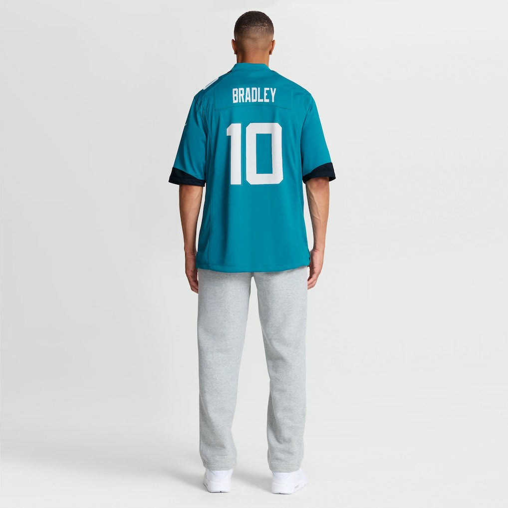 Carter Bradley Jacksonville Jaguars Team Game Jersey - Teal