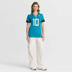 Carter Bradley Jacksonville Jaguars Women's Team Game Jersey - Teal