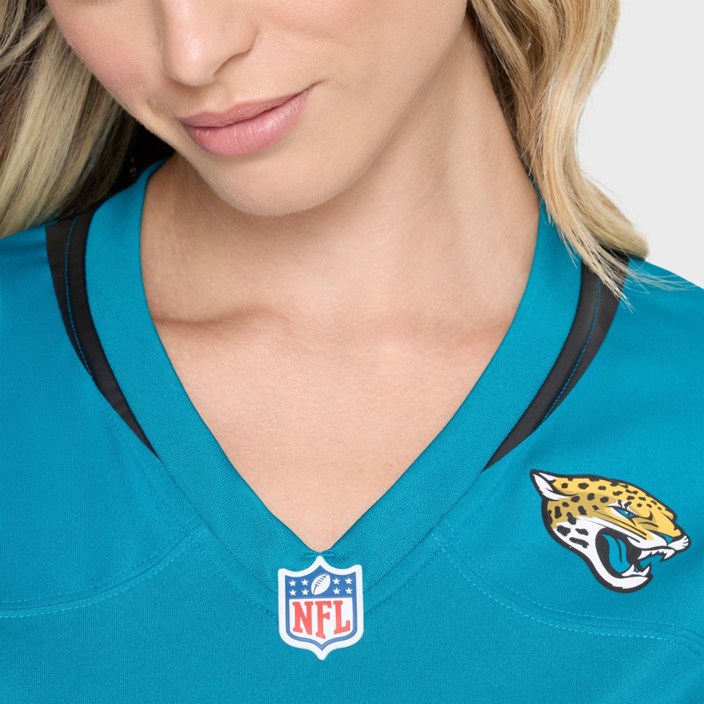 Carter Bradley Jacksonville Jaguars Women's Team Game Jersey - Teal