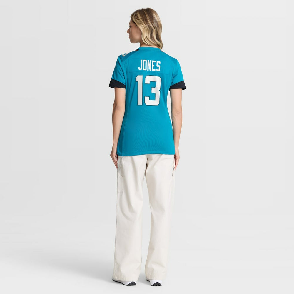 Tim Jones Jacksonville Jaguars Women's Team Game Jersey - Teal