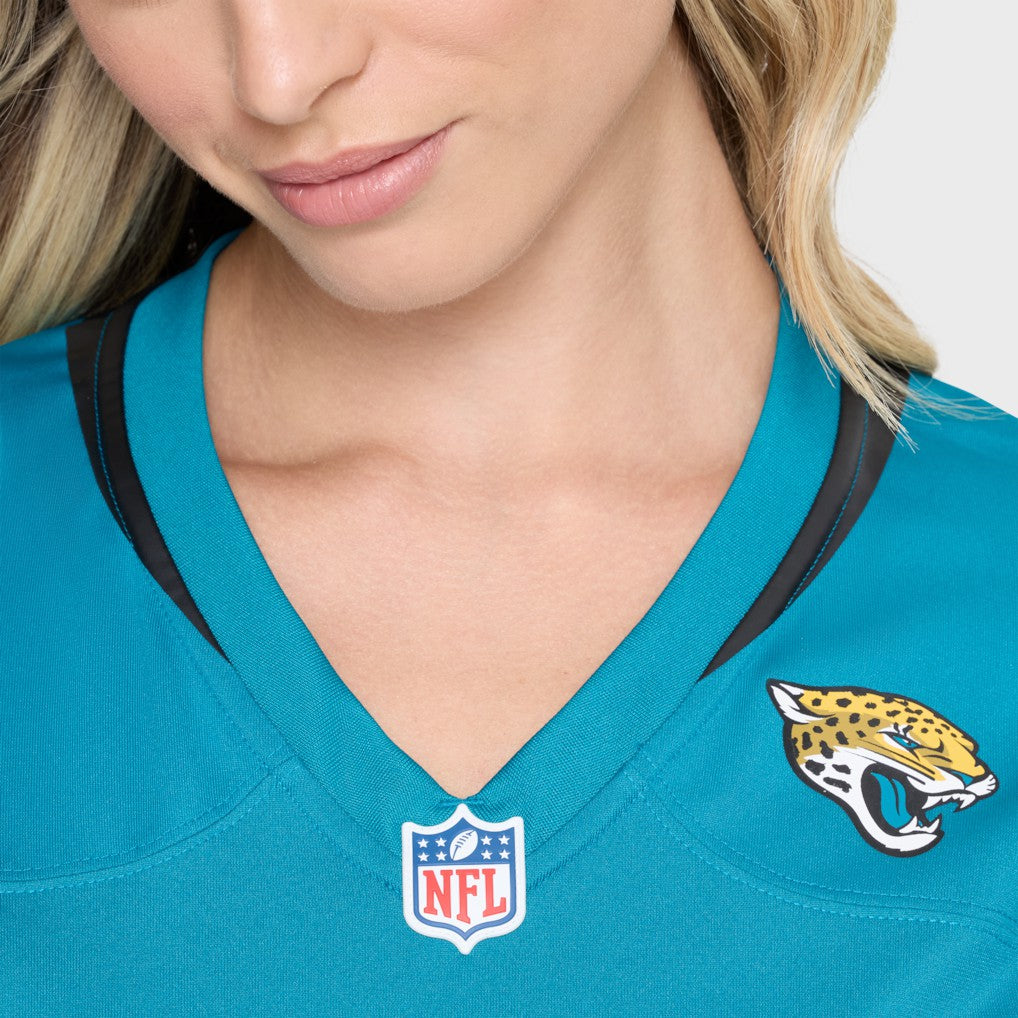 Tim Jones Jacksonville Jaguars Women's Team Game Jersey - Teal