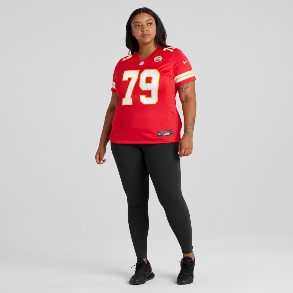 Esa Pole Kansas City Chiefs Women's Team Game Jersey - Red