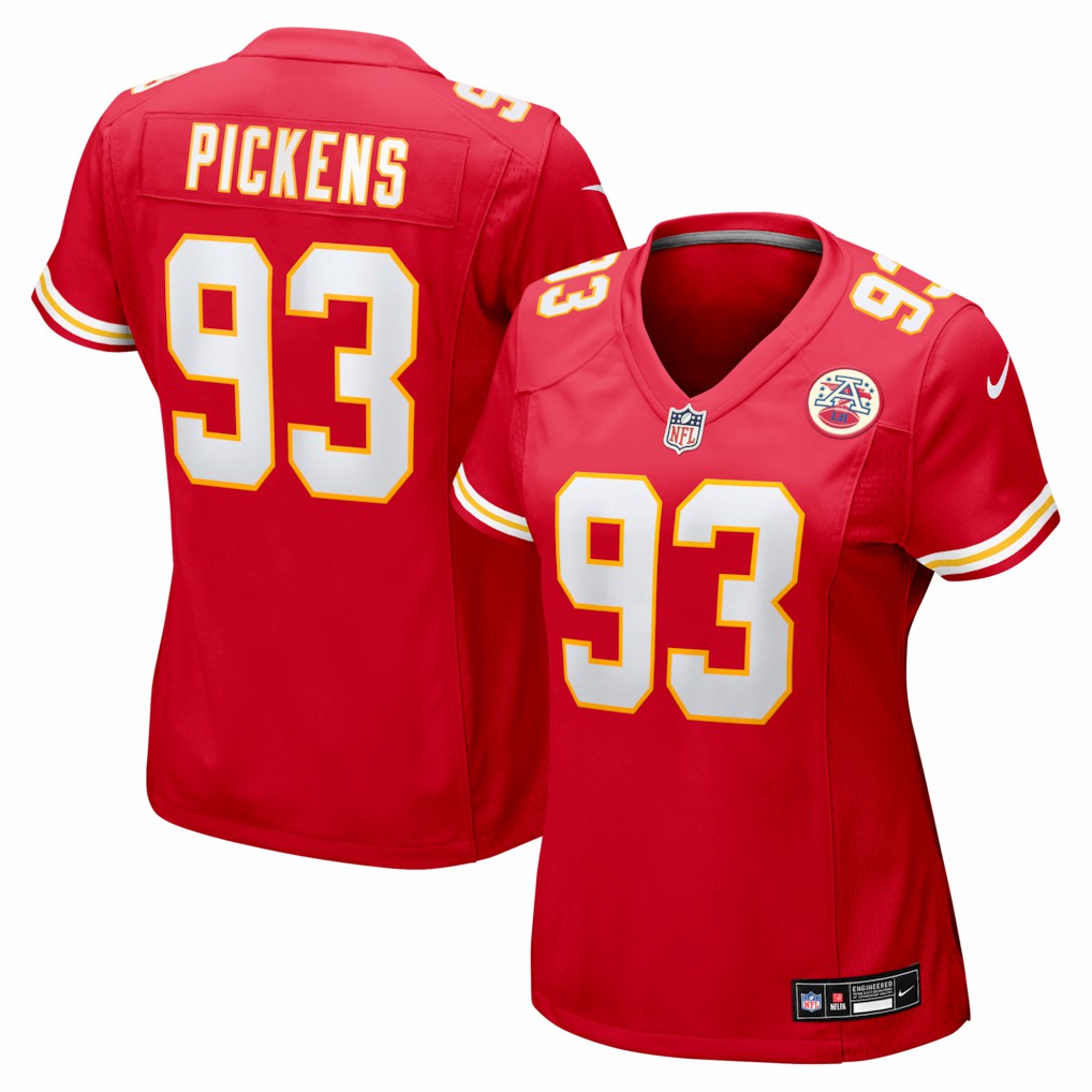 Zacch Pickens Kansas City Chiefs Women's Team Game Jersey - Red