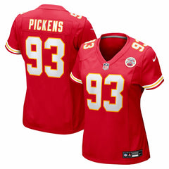Zacch Pickens Kansas City Chiefs Women's Team Game Jersey - Red