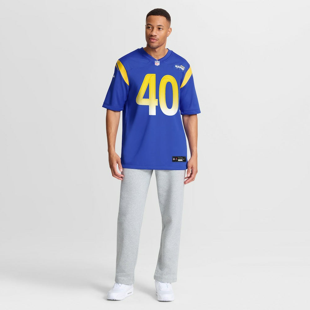 Jesse Luketa Los Angeles Rams Team Game Jersey - Royal