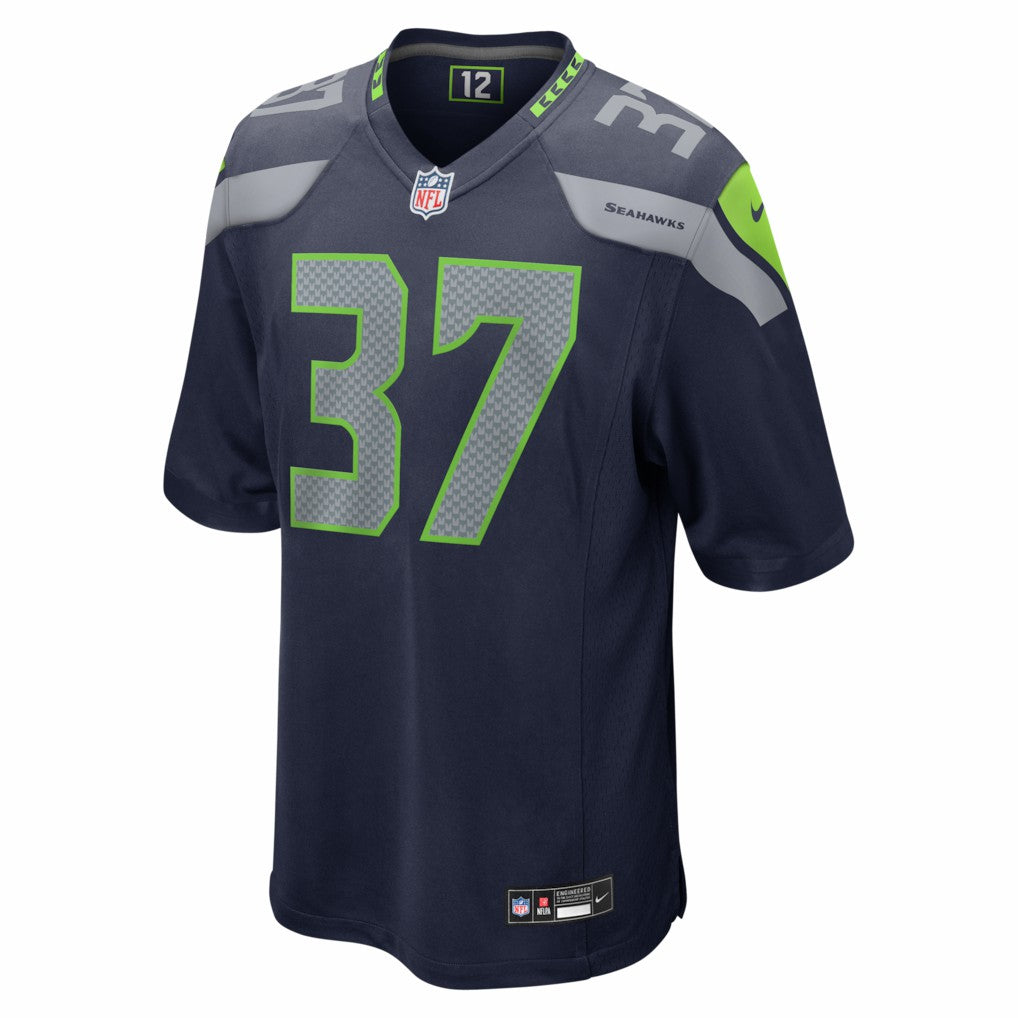 Maxen Hook Seattle Seahawks Team Game Jersey - College Navy