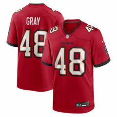 JT Gray Tampa Bay Buccaneers Team Game Jersey - Red