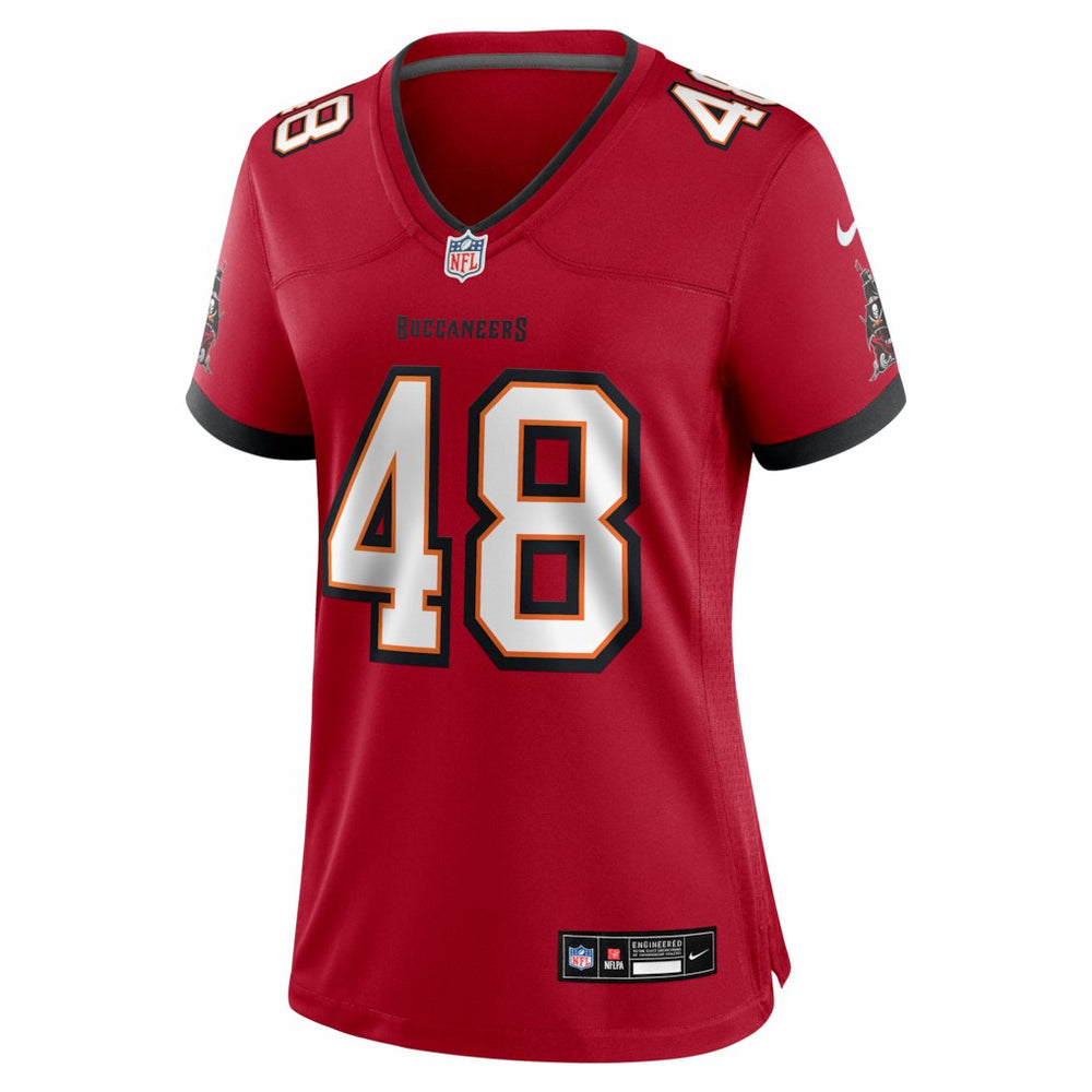 JT Gray Tampa Bay Buccaneers Women's Team Game Jersey - Red