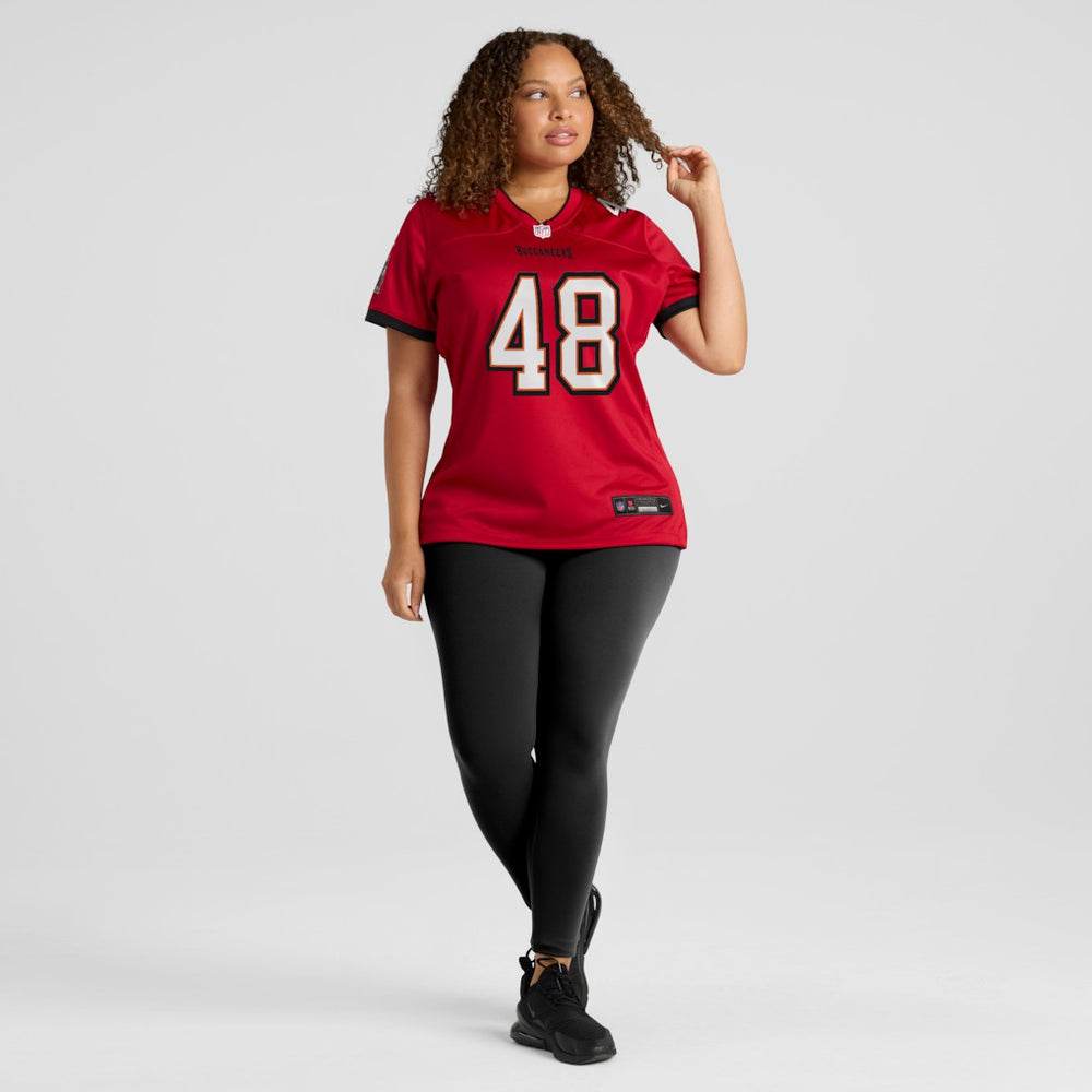 JT Gray Tampa Bay Buccaneers Women's Team Game Jersey - Red
