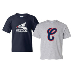 Chicago White Sox Soft as a Grape Youth  Cooperstown 2-Pack T-Shirt Set Navy/Gray