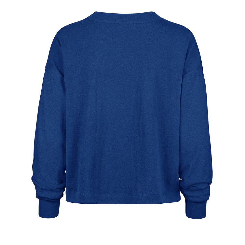 Chicago Cubs Women's Team Collage Sydney Long Sleeve T-Shirt Royal | 47 brand