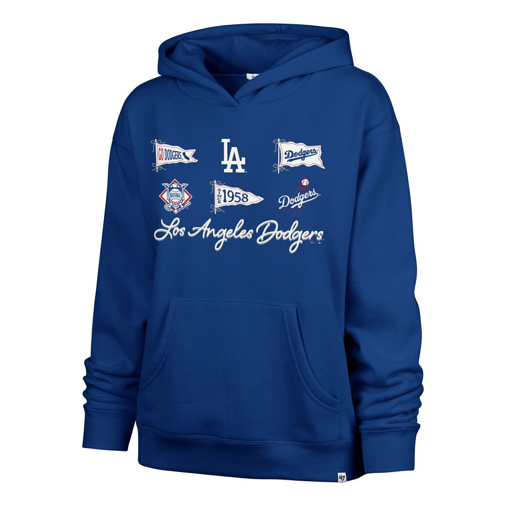 Los Angeles Dodgers Women's Bow & Banners Naomi Hoodie Royal | 47 brand