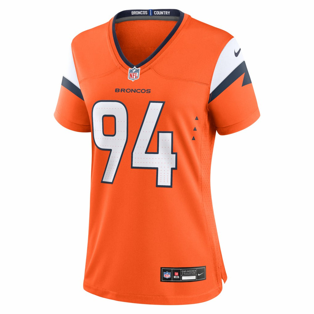 DeMarcus Ware Denver Broncos Women's Team Retired Game Jersey - Orange