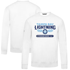Tampa Bay Lightning Levelwear 2026 NHL Stadium Series Zane Stacked Sweatshirt White