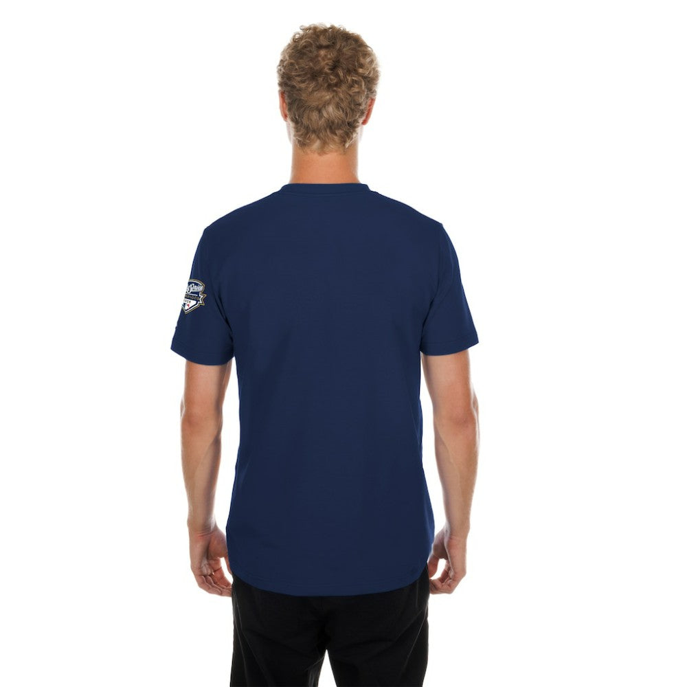 Los Angeles Dodgers 2026 Gold Collection Logo & Patch T-Shirt Navy | New Era