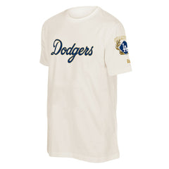 Los Angeles Dodgers 2026 Gold Collection Logo & Patch T-Shirt Cream | New Era