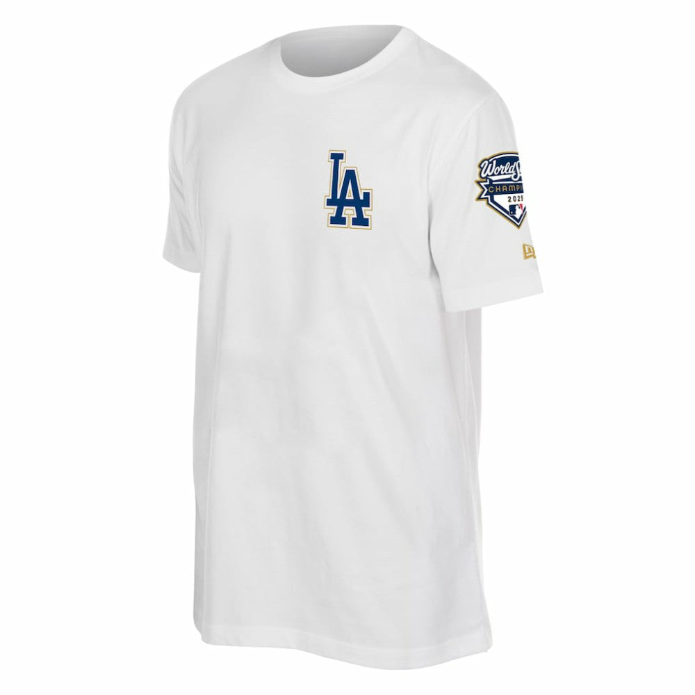 Los Angeles Dodgers 2026 Gold Collection Logo & Patch T-Shirt White | New Era