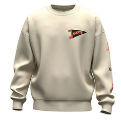 San Francisco Giants Unisex Spirit Jersey Fleece Crewneck Pennant Sweatshirt Tan