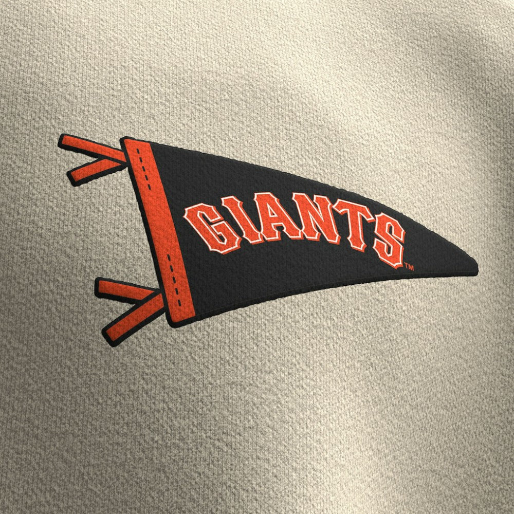 San Francisco Giants Unisex Spirit Jersey Fleece Crewneck Pennant Sweatshirt Tan