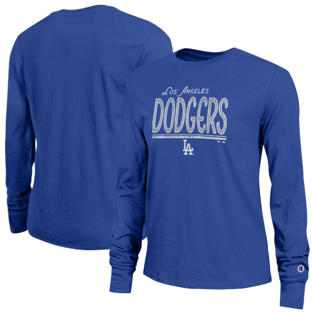 Los Angeles Dodgers Champion Women's Long Sleeve T-Shirt Royal