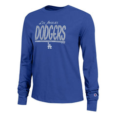 Los Angeles Dodgers Champion Women's Long Sleeve T-Shirt Royal
