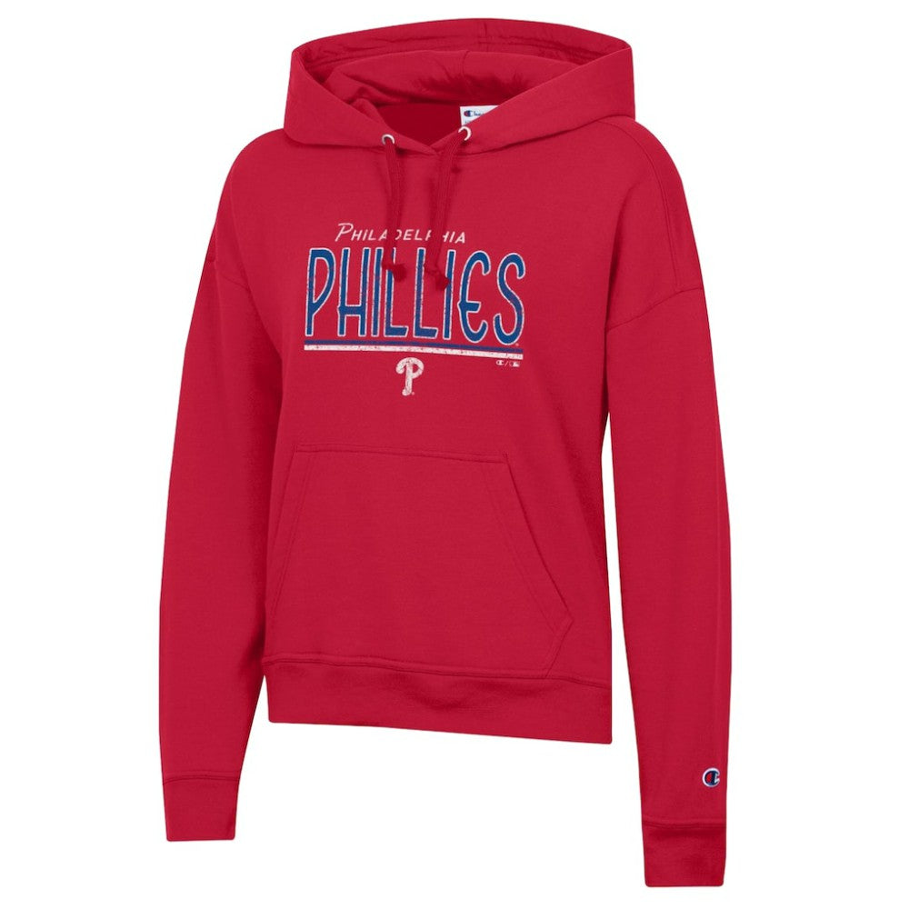 Philadelphia Phillies Champion Women's Vintage Powerblend Hoodie Red