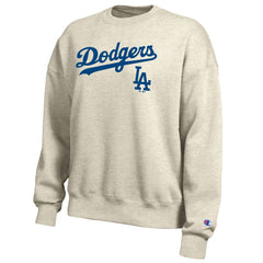Los Angeles Dodgers Champion Women's All-Star Sweatshirt Oatmeal