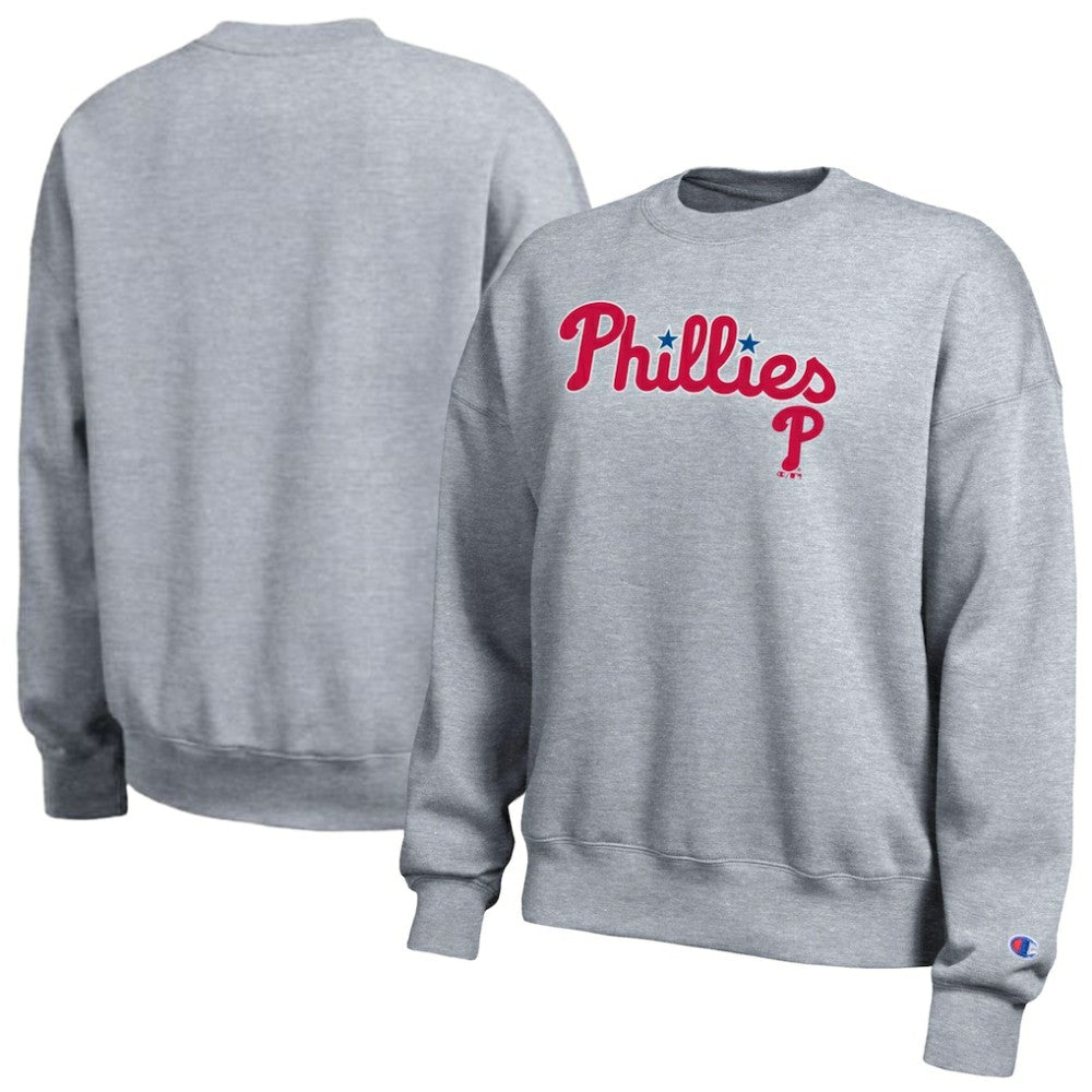 Philadelphia Phillies Champion Women's All-Star Sweatshirt Heather Gray