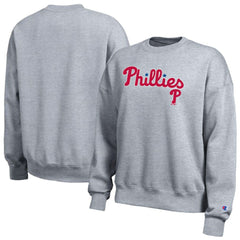 Philadelphia Phillies Champion Women's All-Star Sweatshirt Heather Gray