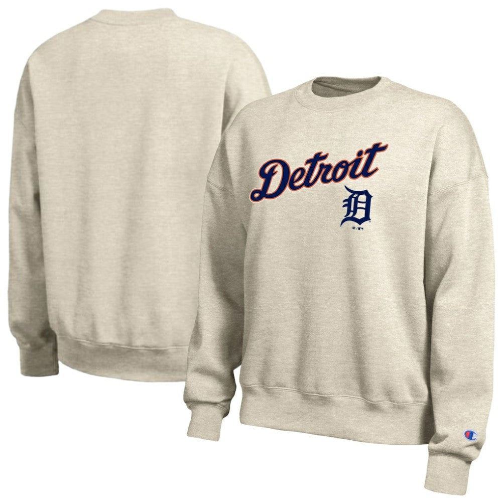 Detroit Tigers Champion Women's All-Star Sweatshirt Oatmeal