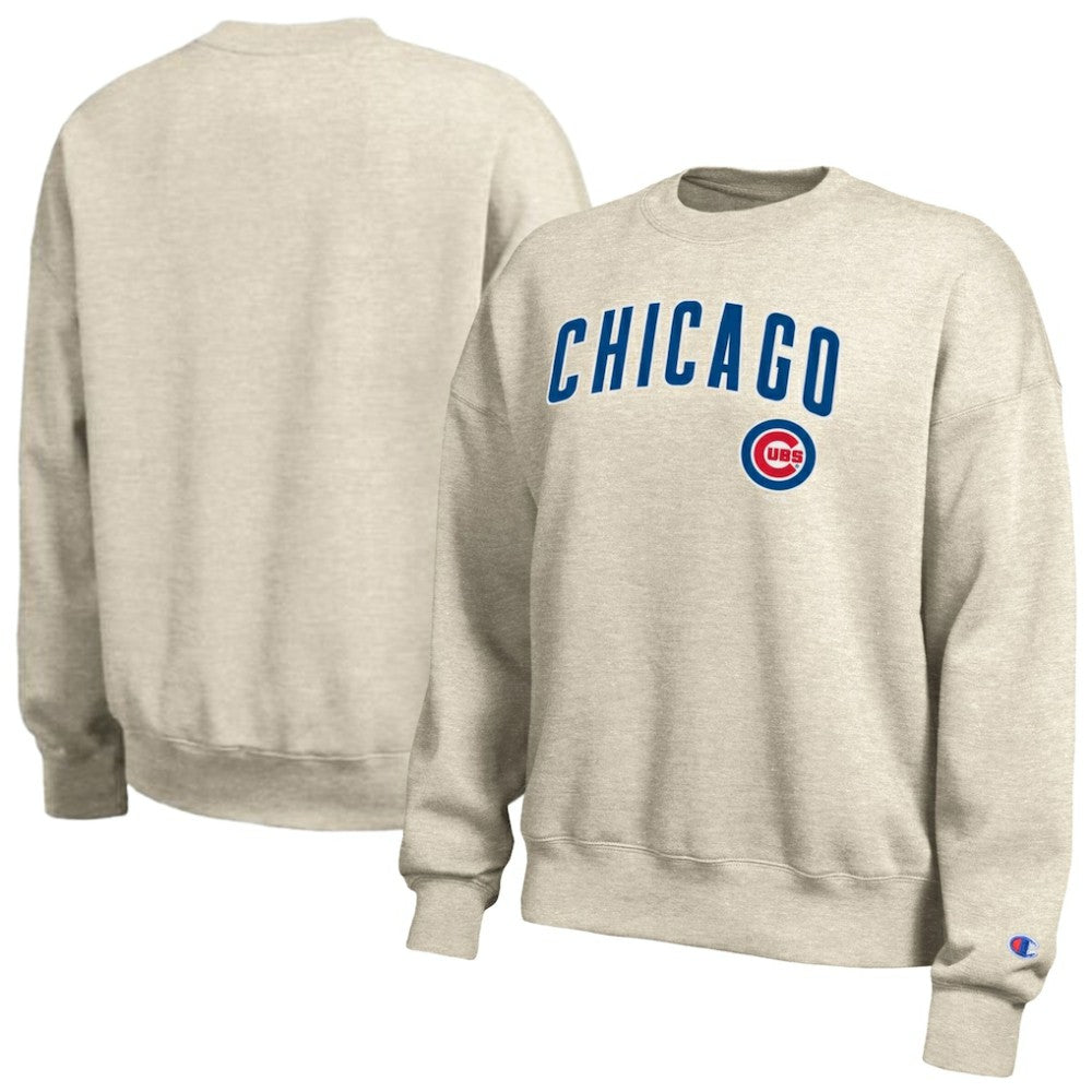 Chicago Cubs Champion Women's All-Star Sweatshirt Oatmeal