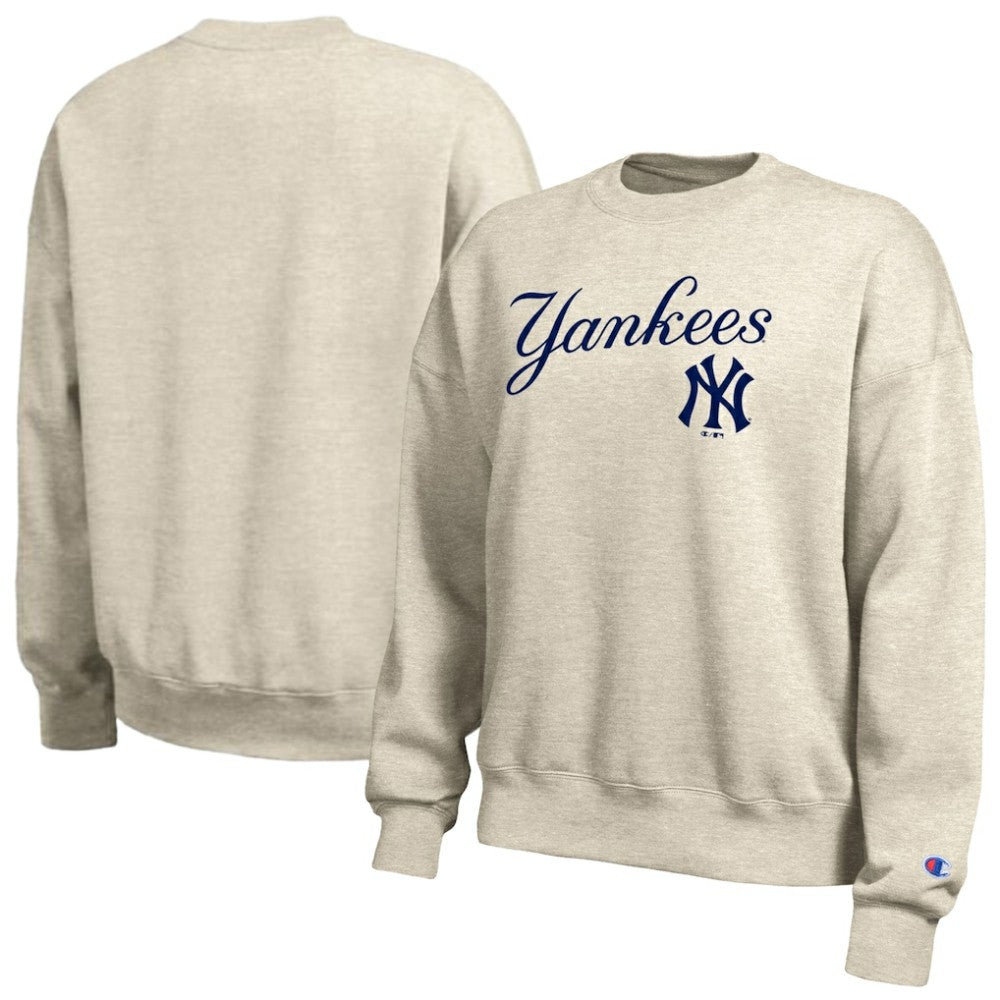 New York Yankees Champion Women's All-Star Sweatshirt Oatmeal