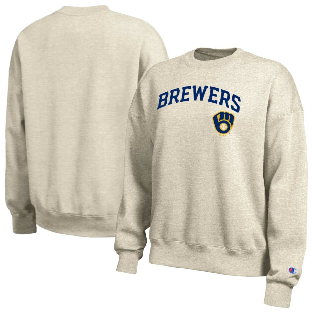 Milwaukee Brewers Champion Women's All-Star Sweatshirt Oatmeal