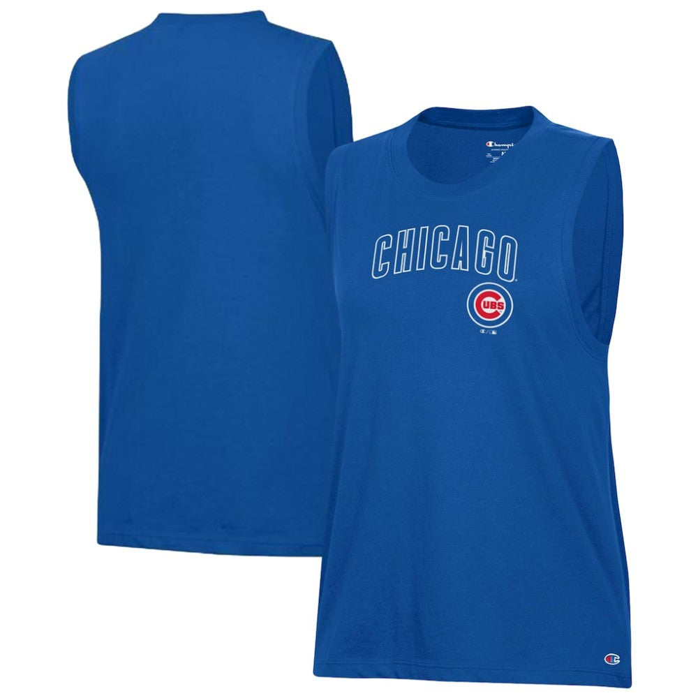 Chicago Cubs Champion Women's Muscle Tank Top Royal